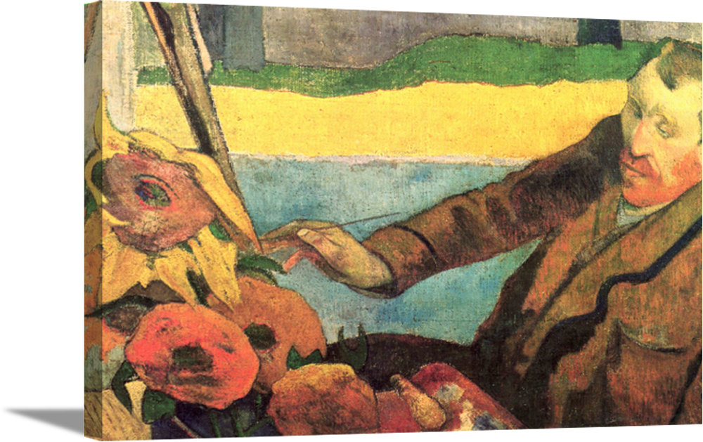 The Painter of Sunflowers | Paul Gauguin Masters Classic Art in Gallery Wrapped Canvas | Various Sizes
