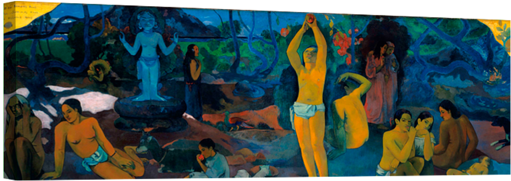 Where Do We Come From? What Are We? Where Are We Going? | Paul Gauguin Masters Classic Art in Gallery Wrapped Canvas | Various Sizes