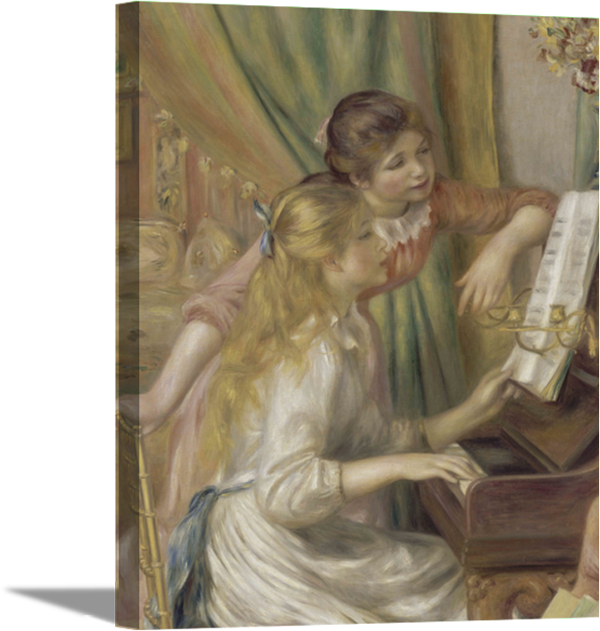 Young Girls at the Piano | Pierre Auguste Renoir Masters Classic