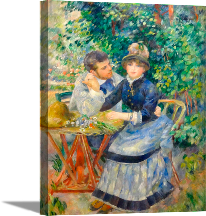 In The Garden | Pierre Auguste Renoir Masters Classic Art in Gallery Wrapped Canvas | Various Sizes